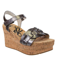 OTBT Women's Charleston Wedge Sandals in silver - women's sandal