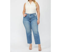 Mica Denim - Super High Rise Straight Leg Jean - Plus