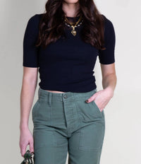 Frame - Rib Crewneck Tee