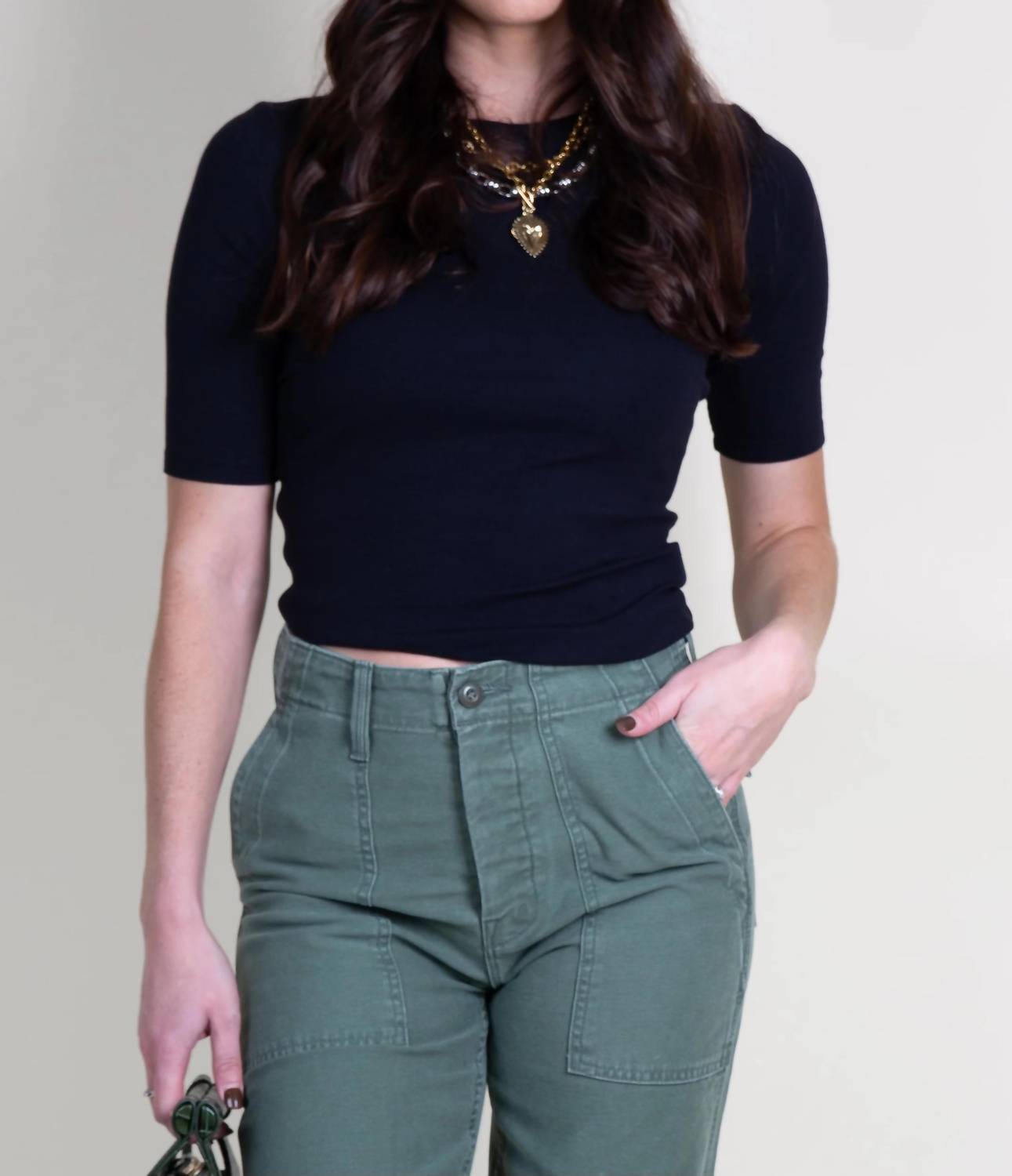 Frame - Rib Crewneck Tee