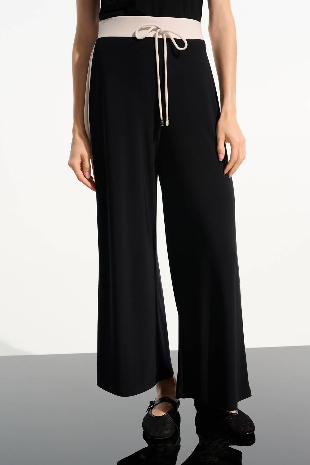 Joseph Ribkoff - High-waisted Wide-leg Trousers