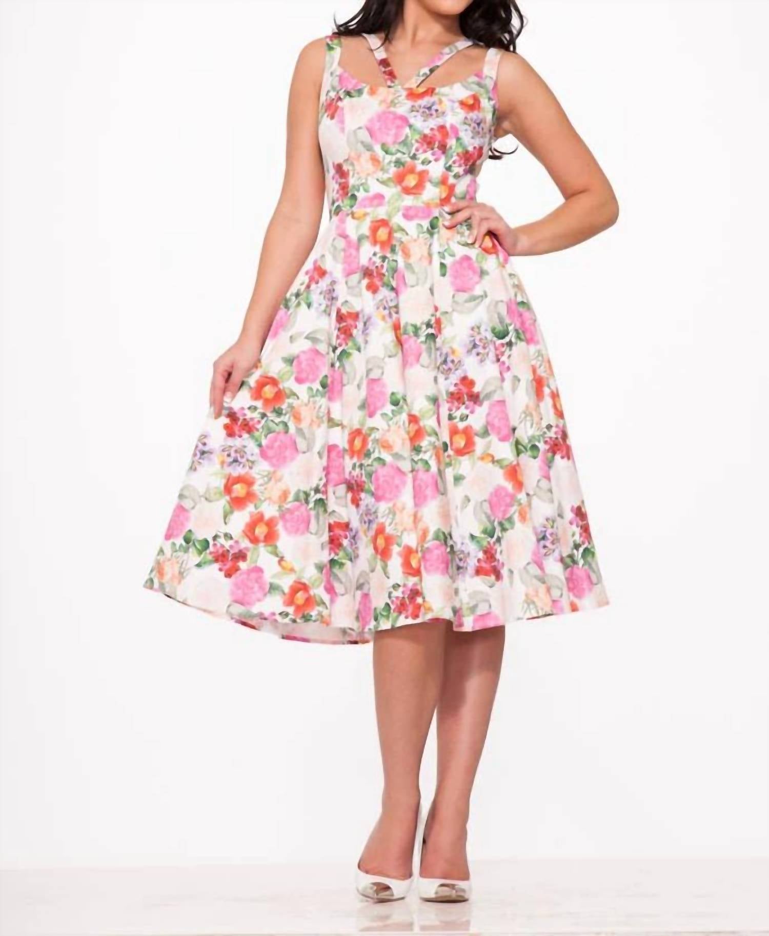 Orchid Bloom - Jolie Swing Dress