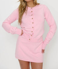 Show Me Your Mumu Cafe Knit Cardigan in pink - women's cardigan