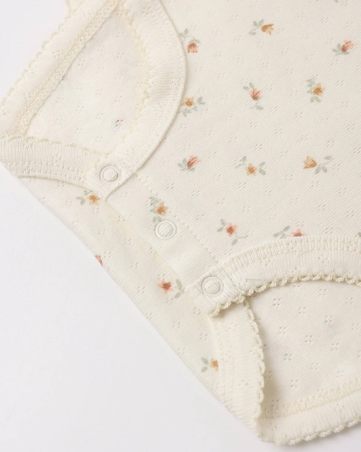 Quincy Mae - Girl's Pointelle Skirted Bodysuit