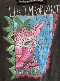 A Rare Bird - Women's Outrageous Hand Distressed Shirt