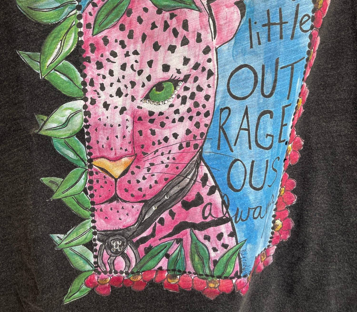 A Rare Bird - Women's Outrageous Hand Distressed Shirt