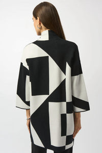 Joseph Ribkoff - Color Block 3/4 Sleeve Cover-up