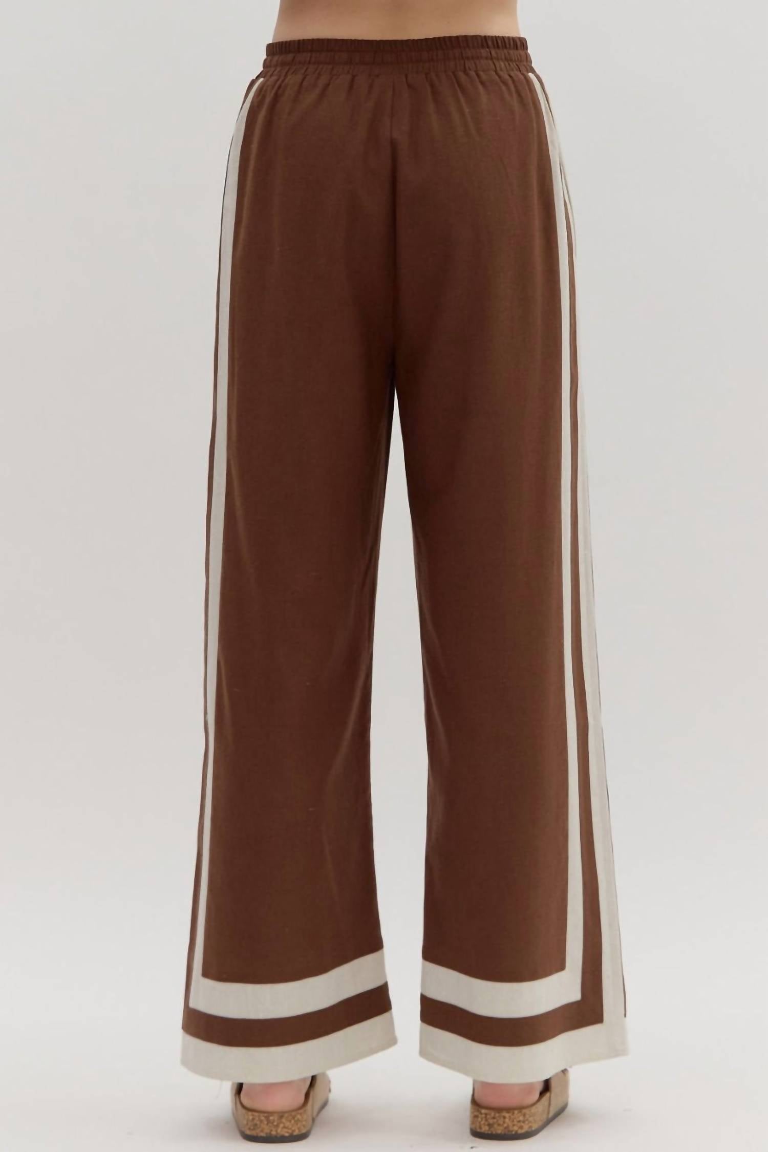 Entro - Accent Border Pant