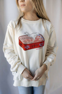 Blu Pepper - Sardines Graphic Sweatshirt