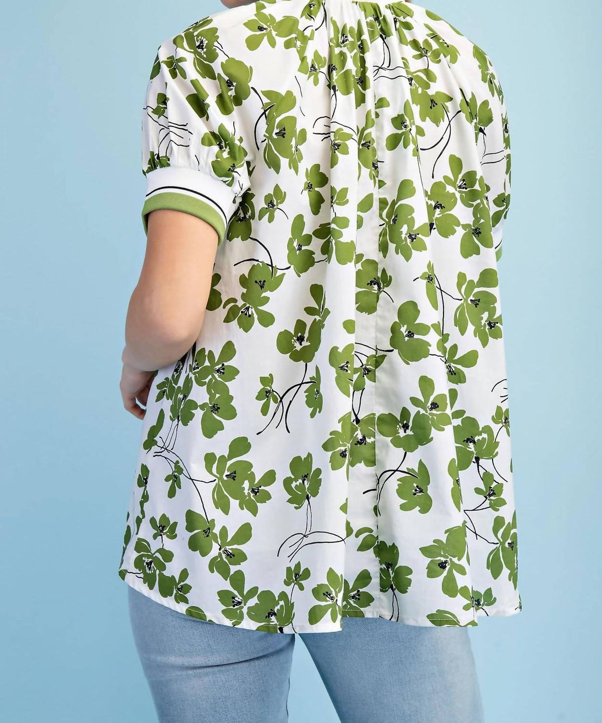 Gigio - Floral High-low Top