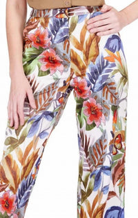 Jade - Front Seam Side Elastic Ankle Pant