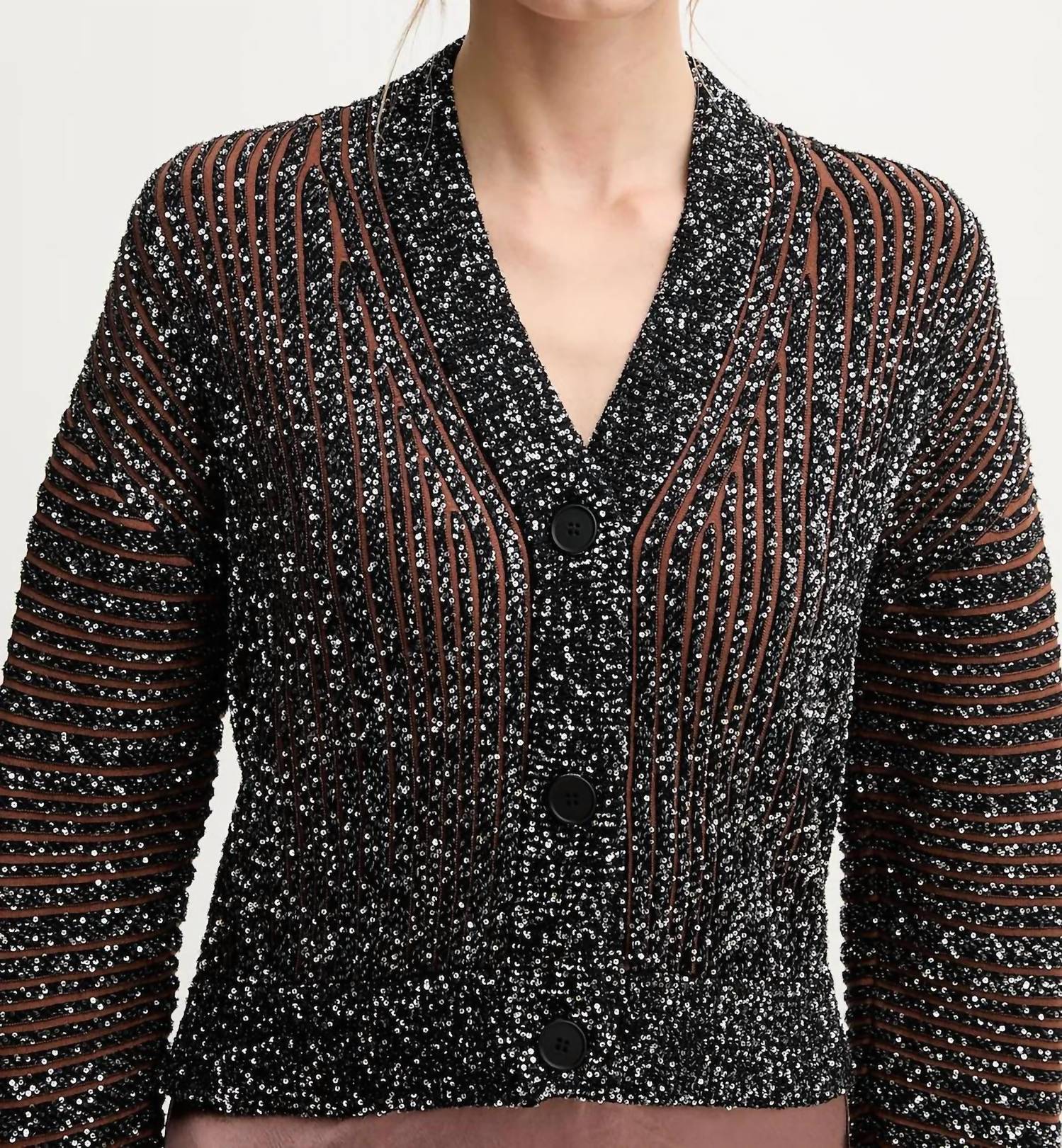 M Missoni - Ribbed Cropped Cardigan