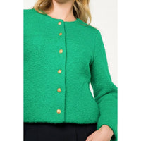 Thml - Button Up Boucle Jacket