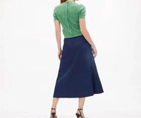 TANYA TAYLOR Diane Knit Top in meadow green - women's t-shirt - detail view