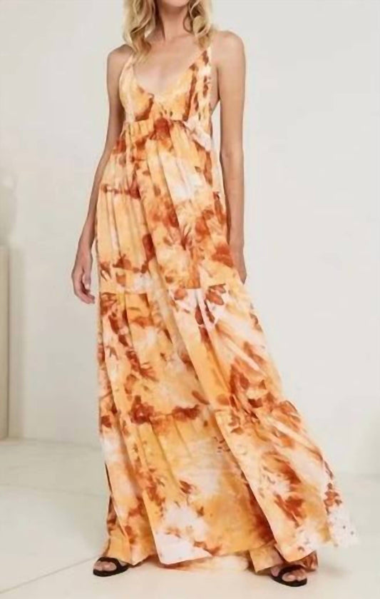 S/W/F - SHIRRED MAXI DRESS