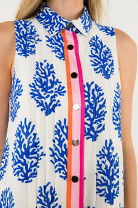 Thml - Sleeveless Collared Print Dress