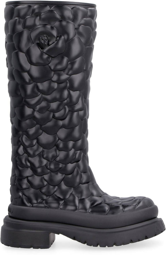 Valentino Garavani - Women's Atelier 03 Rose Rubber Boots