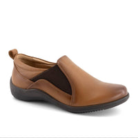 Andrea Women's Leather Closed Shoe in brown - women's flats - view 4