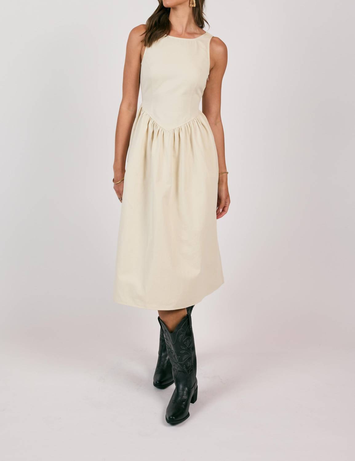 Sage The Label - Townhouse Corset Style Midi Dress