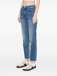 Mother - Mid Rise Ankle Straight-leg Jean