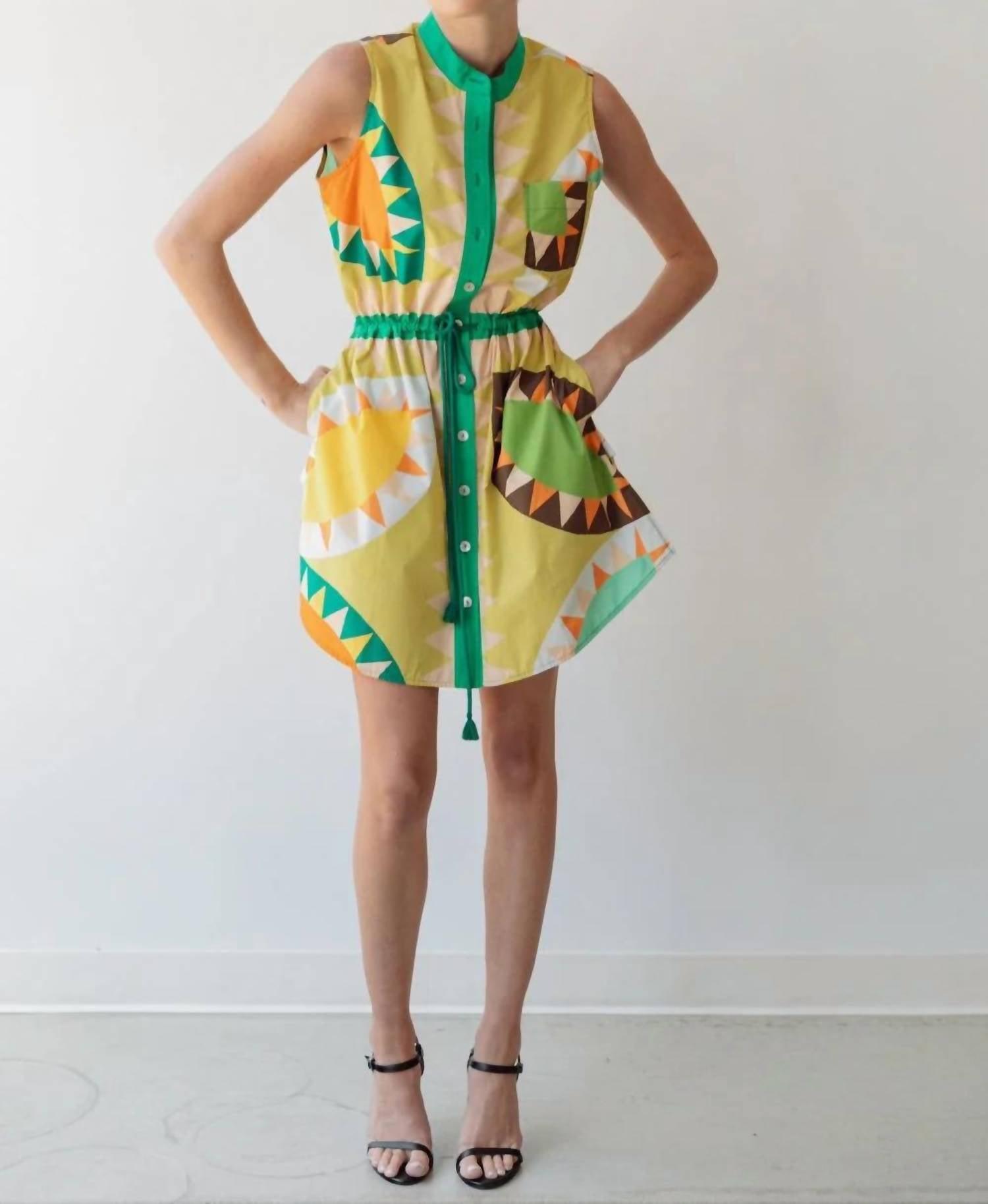 Hope For Flowers - Sleeveless Shirt Dress