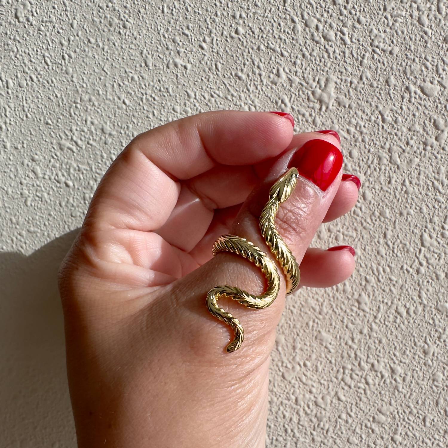 Jagged Halo Jewelry - Women's Reputation Snake Wrap Ring