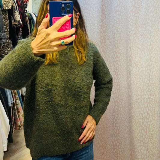 Adora - Women's Textured Sweater Top