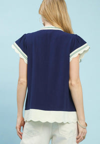 Umgee - Flutter Sleeve Top