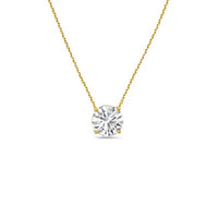 Diana M Jewels - Women's Round East West Diamond Pendant (15.00 Cts)
