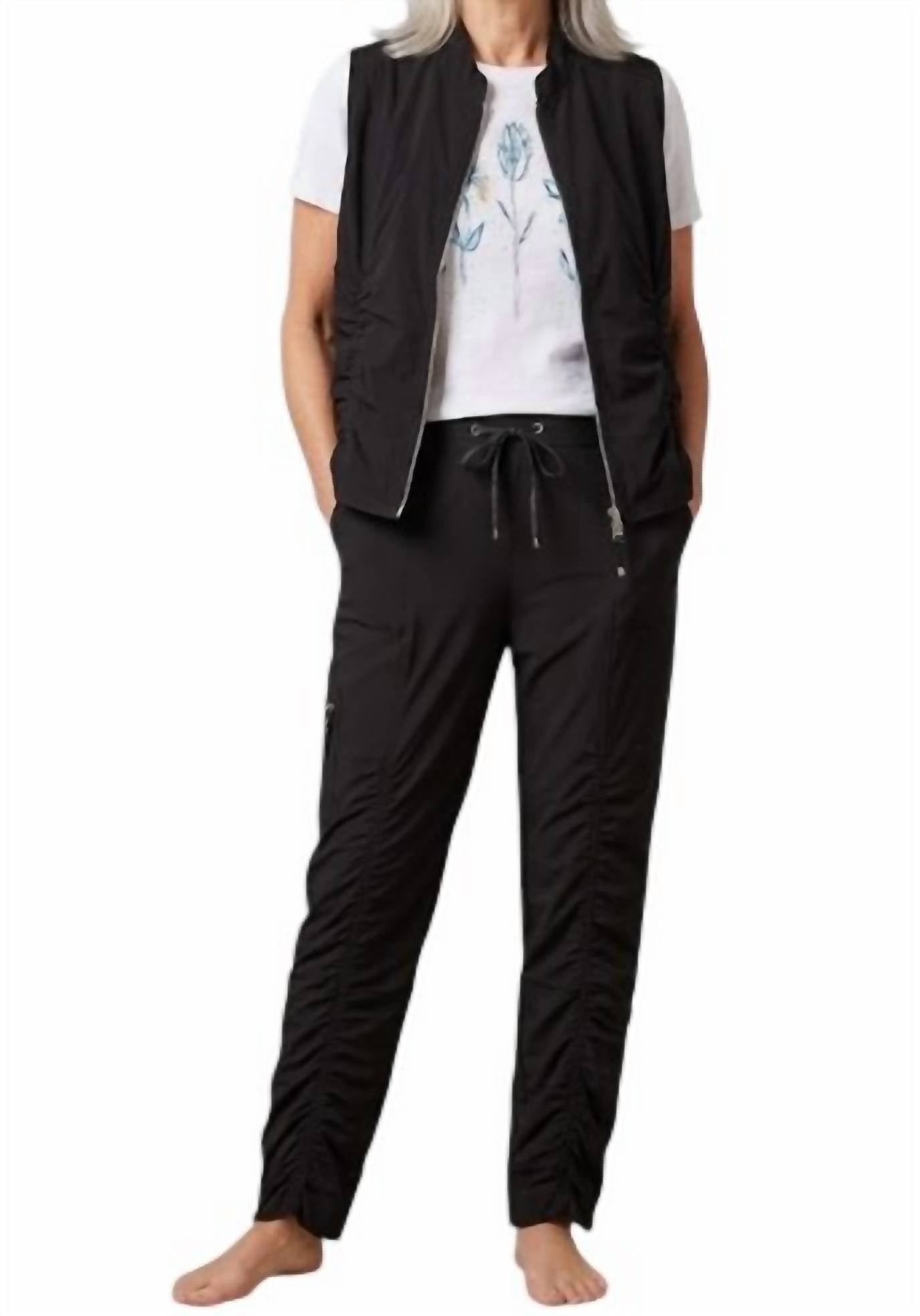 Multiples - Shirred Ankle Pant
