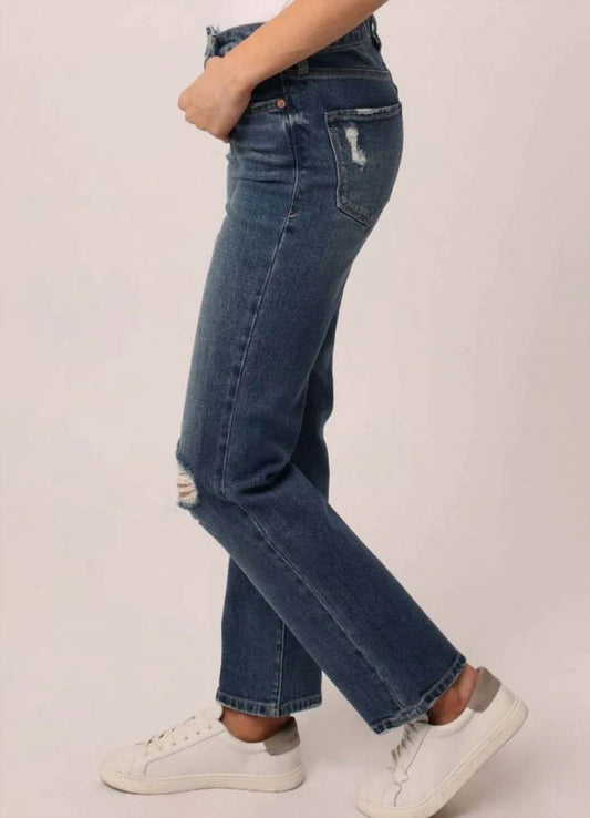 Dear John Denim - Super High Rise Ankle Straight Leg Jeans