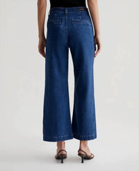 Ag Jeans - Daneel High-rise Wide Leg Crop Jeans