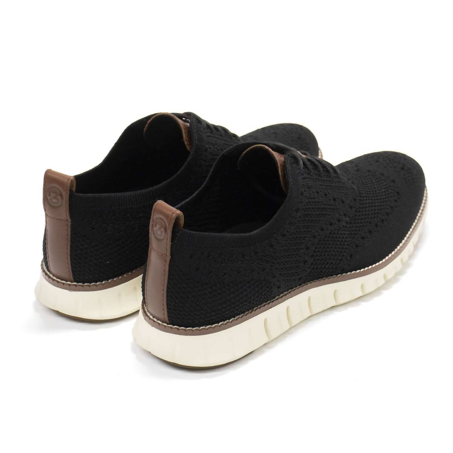 COLE HAAN Men's Zerogrand Stitchlite Oxford in black - men's shoe - view 4