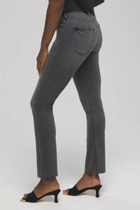 GOOD AMERICAN Good Boy Jean in black - women's jeans - detail view