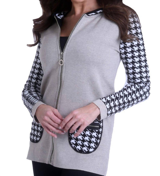 Houndstooth Cardigan