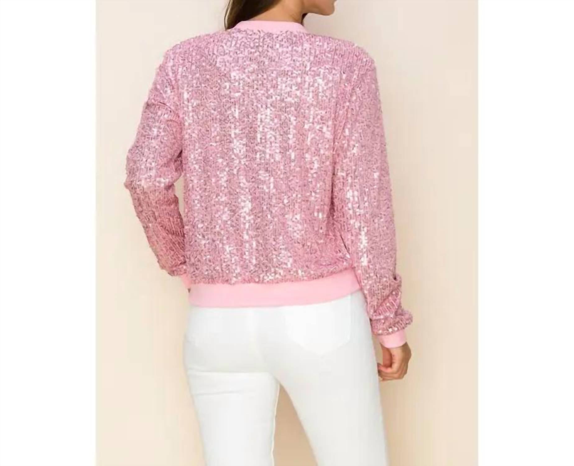 Wonderful & Young - Sequin Fully Sequin Bomber Jacket