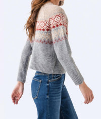 Rd Style - Themis Long Raglan Sleeve Crewneck Cardigan