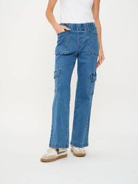 Six/Fifty - Lucy Denim Cargo Pants