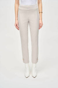 Joseph Ribkoff - Houndstooth Jacquard Slim Fit Pant