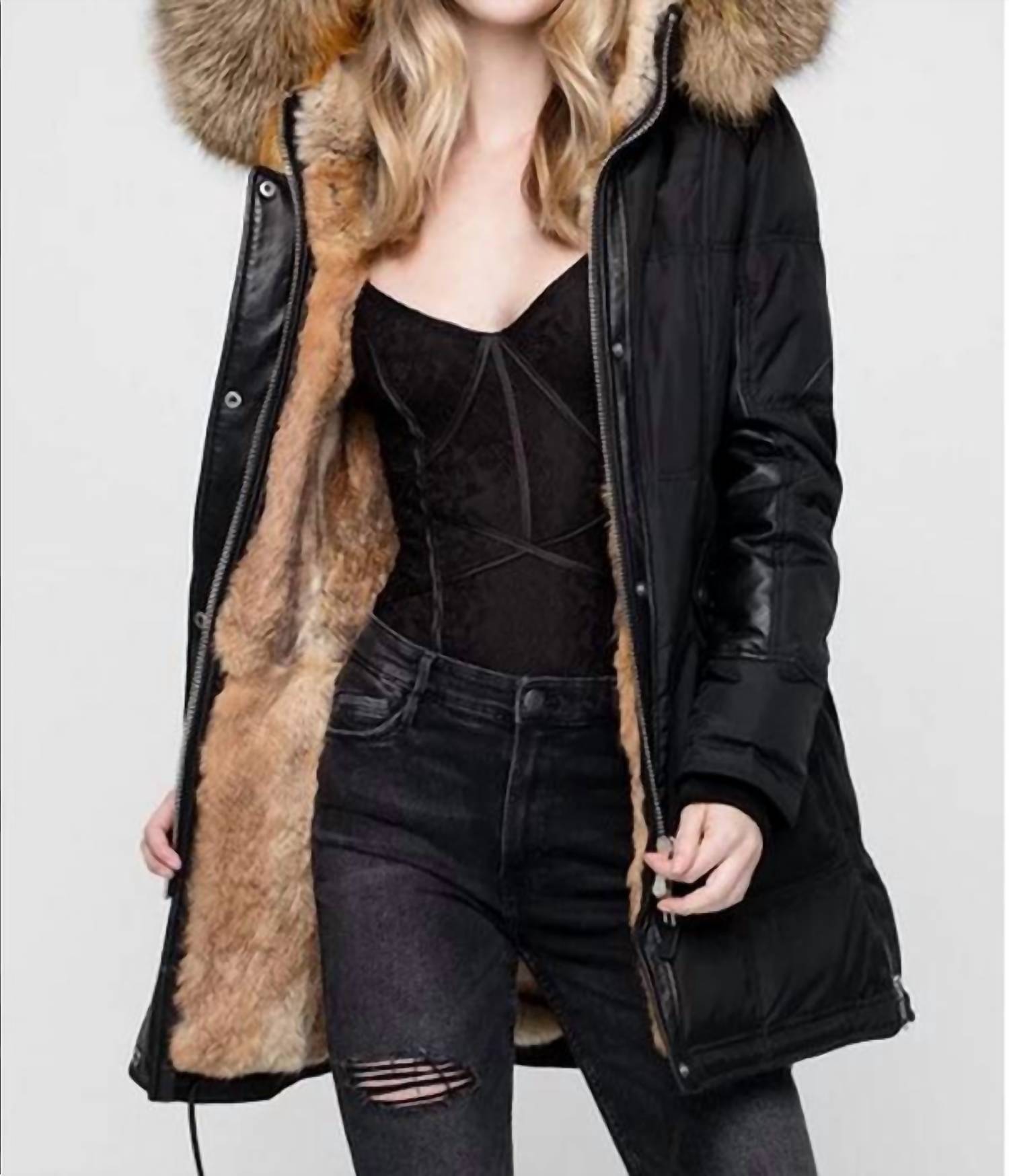 Nicole Benisti - Belleville Fox Fur Parka Coat Jacket