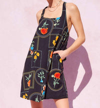 Illa Illa - Floral Tie Strap Dress