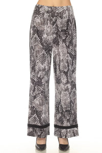 Joseph Ribkoff - Snakeskin Wide Leg Pant