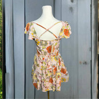 B.O.G. Collective - Floral Ruffle Mini Dress