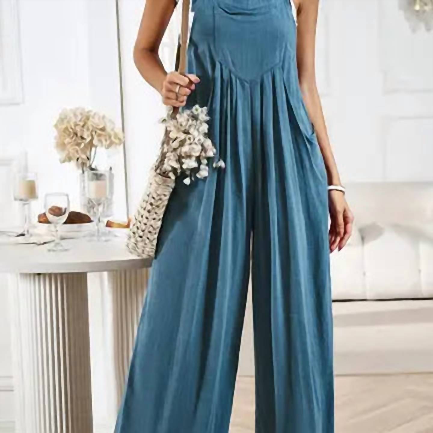 Hidden - Broad Leg Jumpsuit
