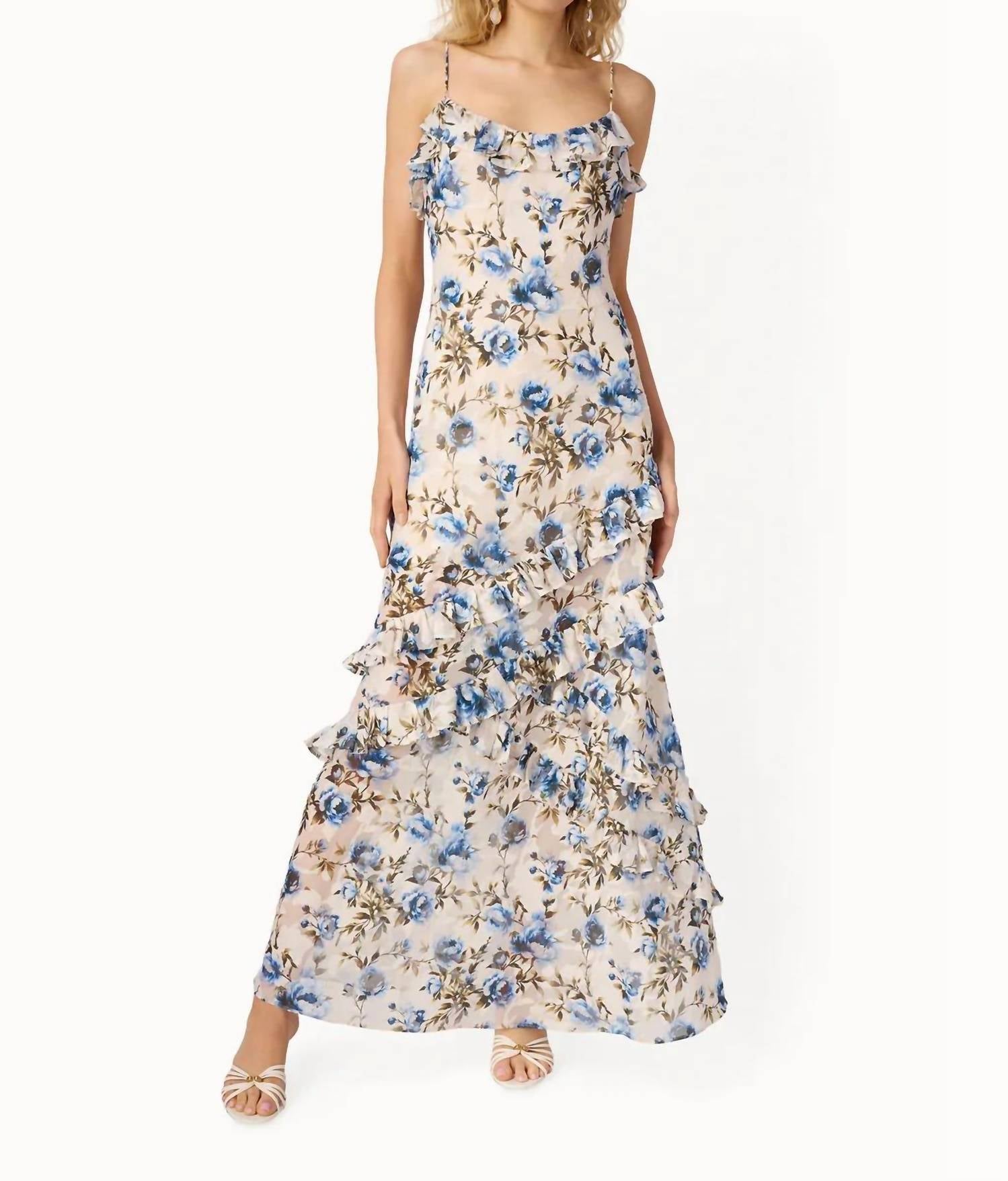 Cami Nyc - Elouisa Burnout Chiffon Gown