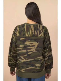 Very J - Printed Knit Casual Top