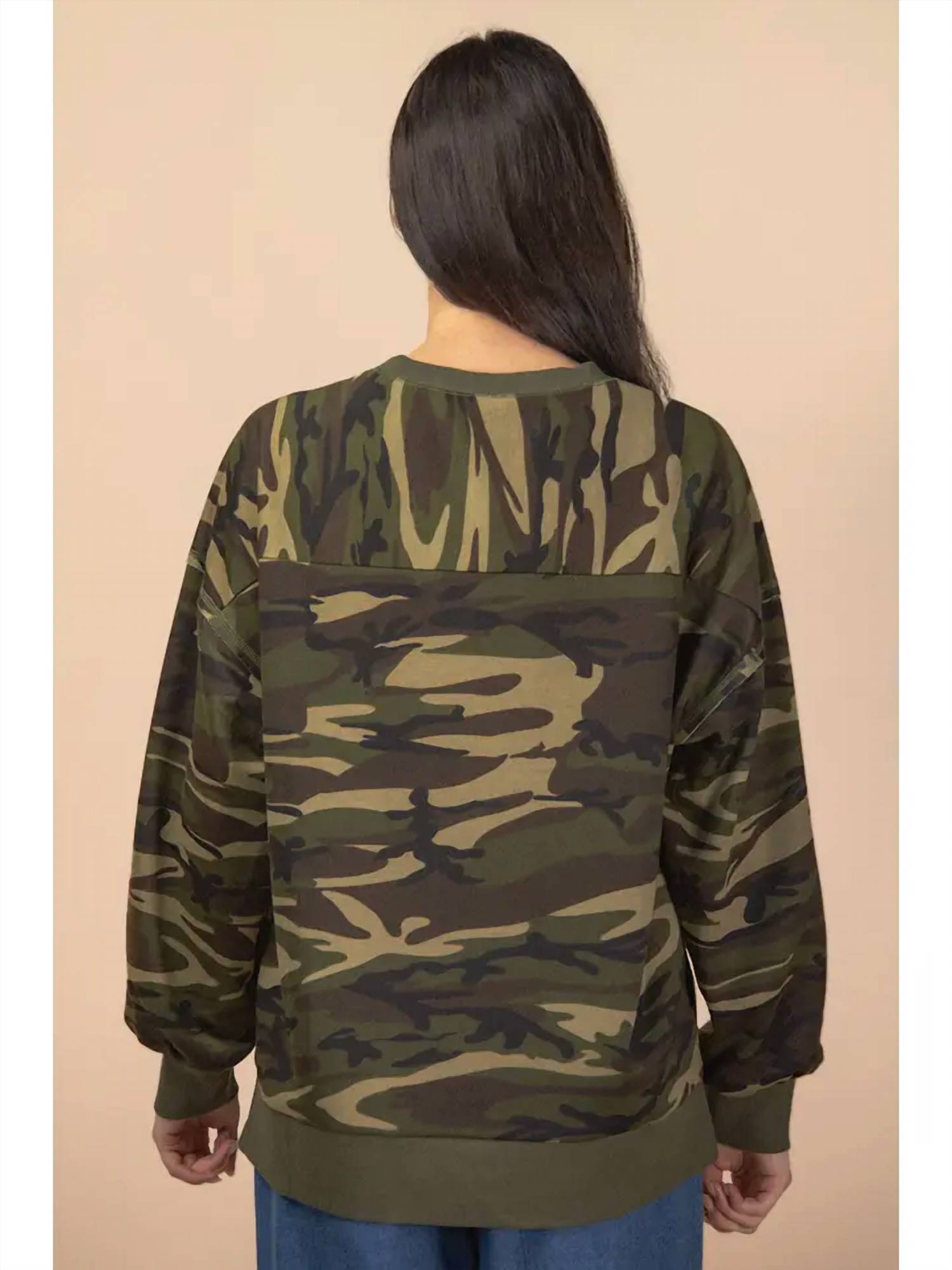 Very J - Printed Knit Casual Top