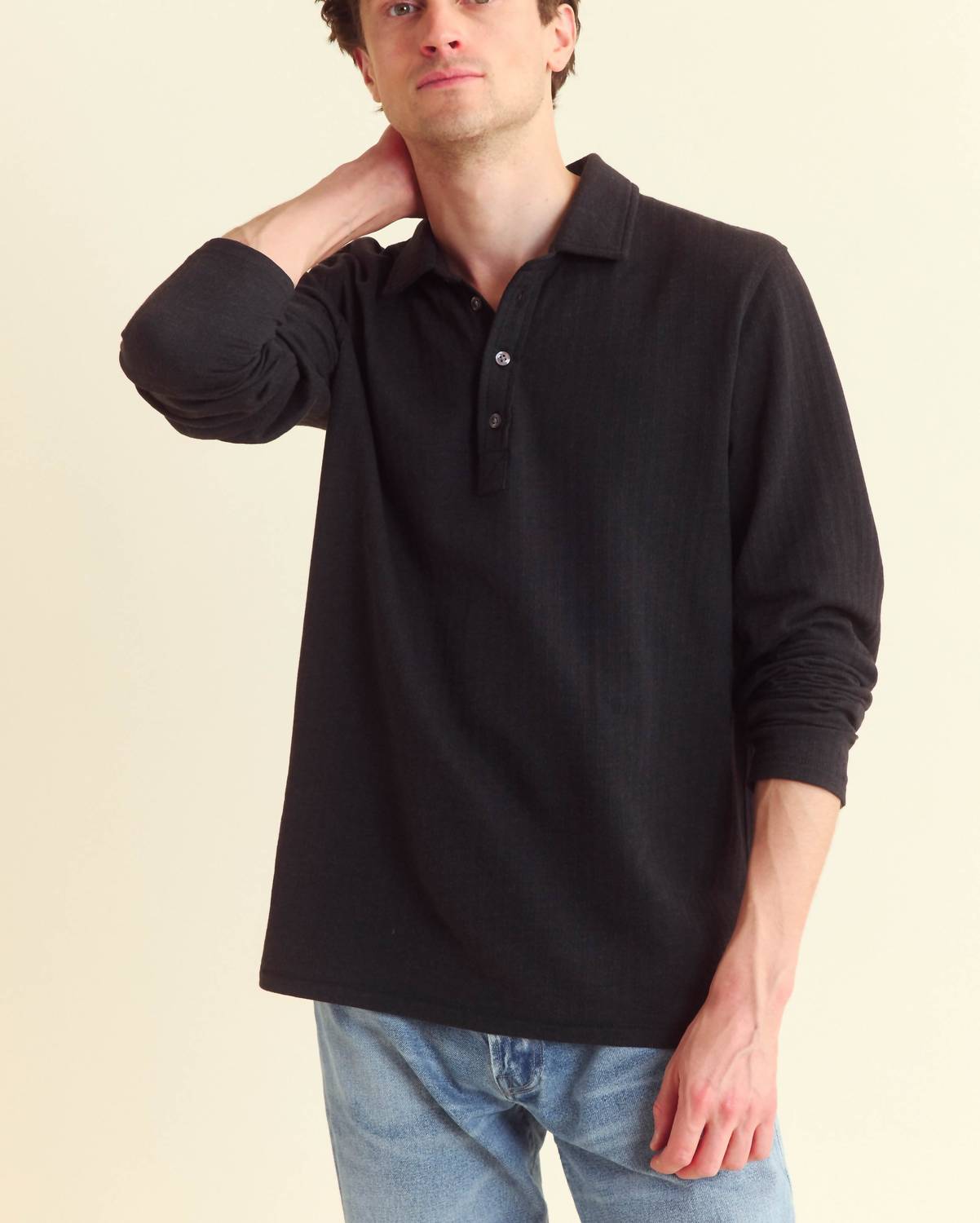 Billy Reid - Herringbone Polo
