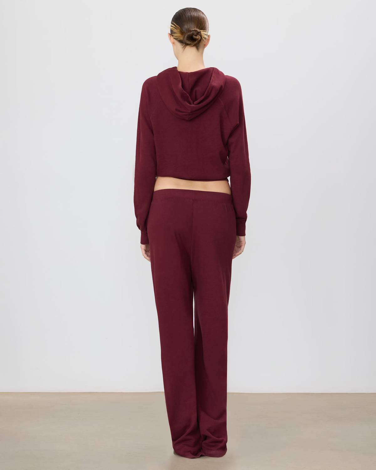 Eterne - Drawstring Wide Leg Sweatpants