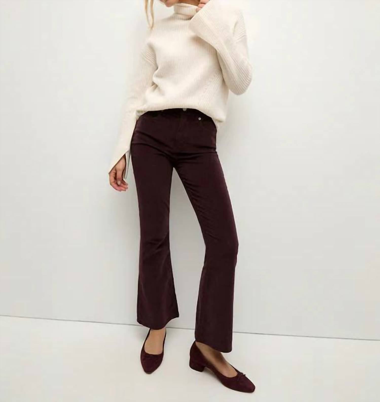Veronica Beard - Women's Carson Ankle Flare Cord Pants